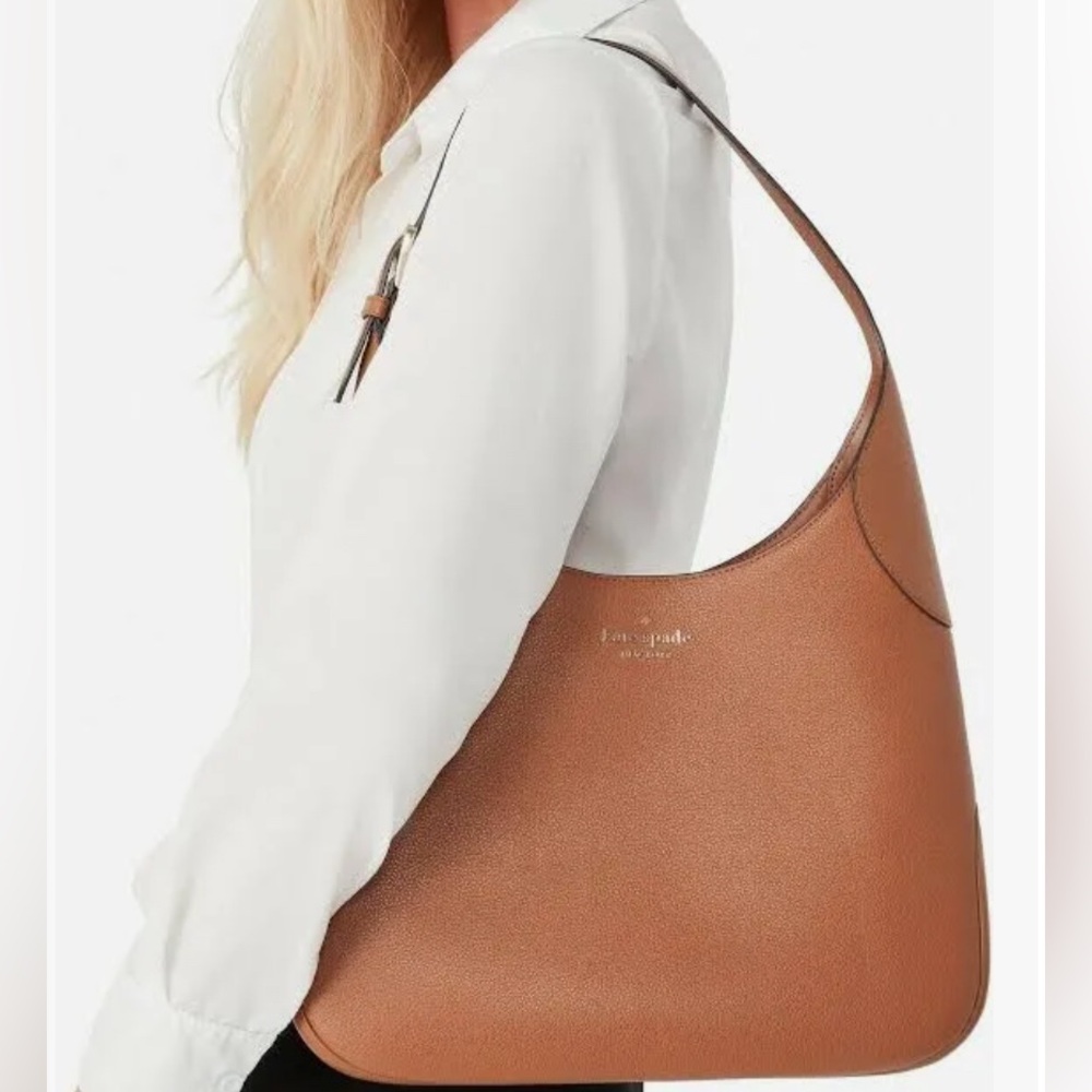 Kate Spade Aster Warm Gingerbread leather shoulder bag & wallet - Picture 9 of 13